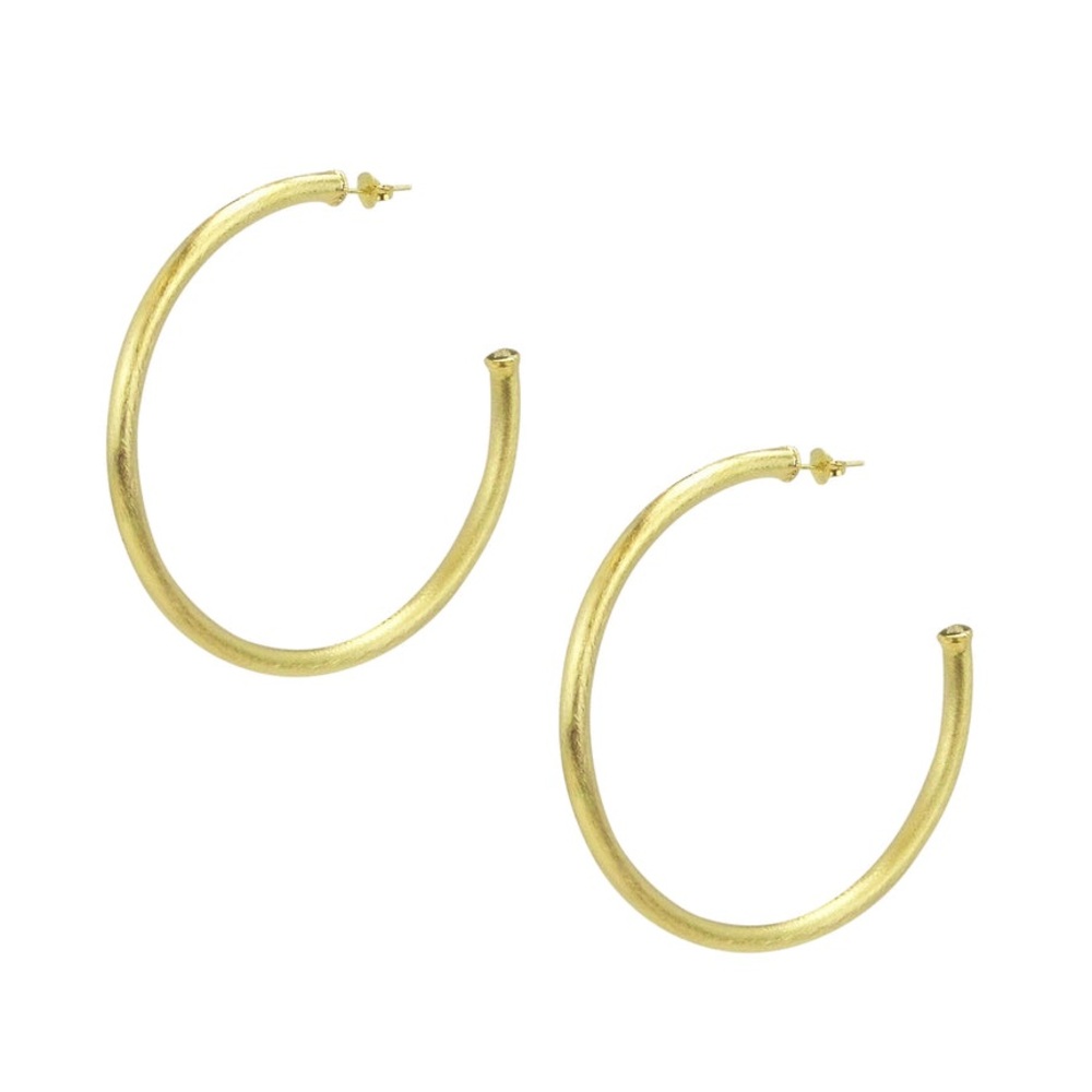 Sheila Fajl Everybody’s Favorite Gold Hoops 18k gold plated